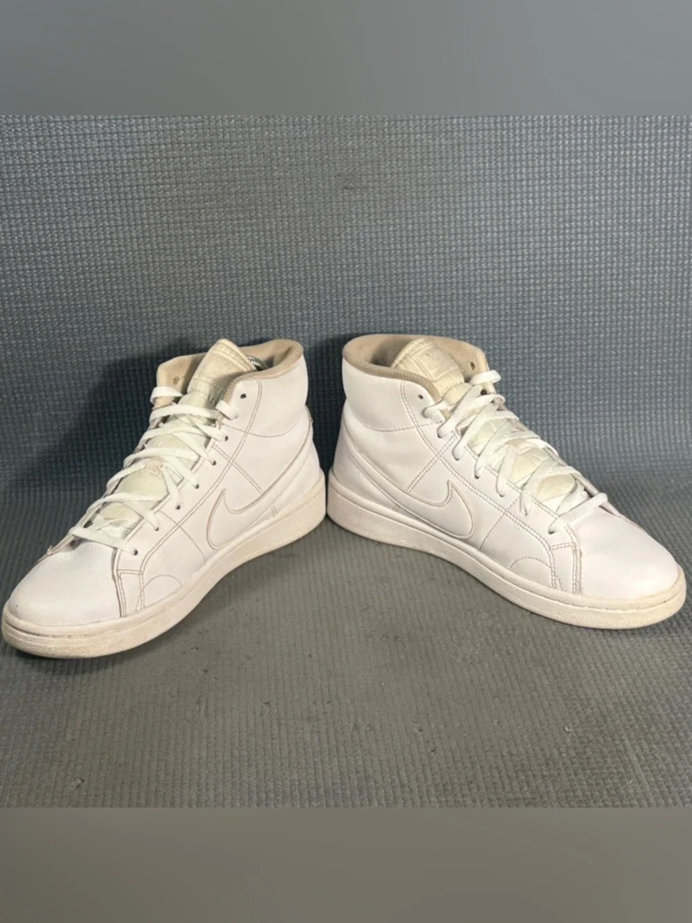 Nike Court Royale 2 Mid Triple White Women's Shoes CT1725-100 Size 8.5‎